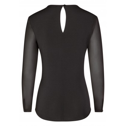 Stilvolle Bluse LUCIA mit changierender Vorderseite /