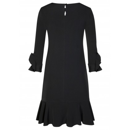 Stilvolles Kleid MILA mit romantischen Volantsdetails /