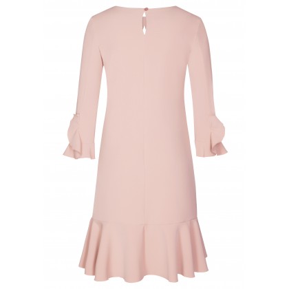 Stilvolles Kleid MILA mit romantischen Volantsdetails /