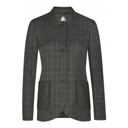 Klassischer Blazer LEA mit stilvollem Karomuster /