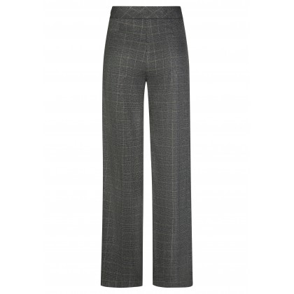 Weite Hose LUNA mit stilvollem Karomuster /