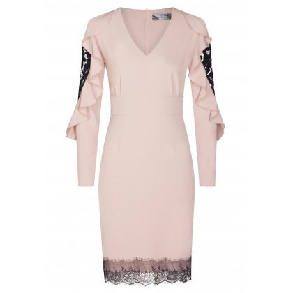 Verführerisches Kleid JOHANNA mit eleganter Spitze /