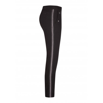 Stilvolle Hose MARLENE mit edel changierenden Details /