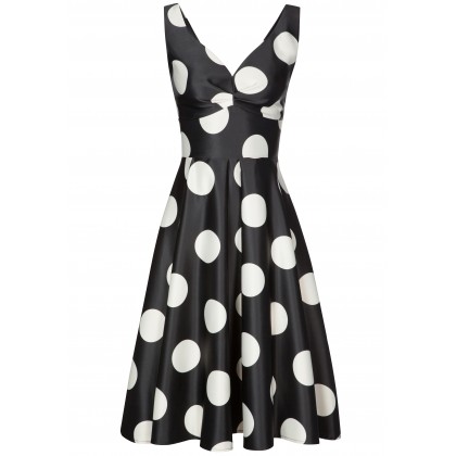 Elegantes Kleid PIA mit stilvollem Punkte-Dessin /