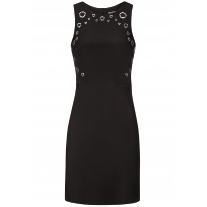 Edles Kleid ROMY mit stilvoll changierenden Details /