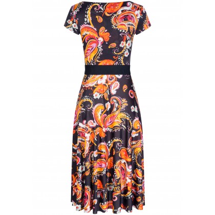 Feminines Kleid ANNIKA mit stilvollem Allover-Muster /