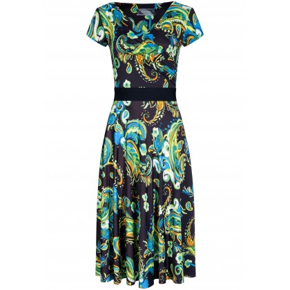 Feminines Kleid ANNIKA mit stilvollem Allover-Muster /