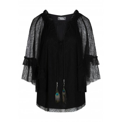 Bezaubernde Bluse JOSEPHINE in feiner Spitzen-Optik /