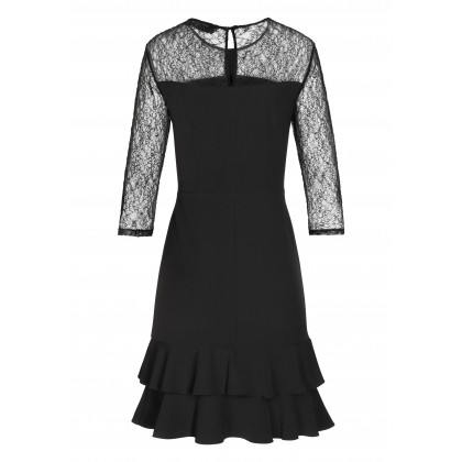 Elegantes Kleid MERLE mit stilvollen Spitzen-Details /