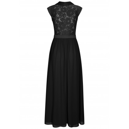 Bezauberndes Maxikleid ALICIA mit edlen Spitzen-Details /