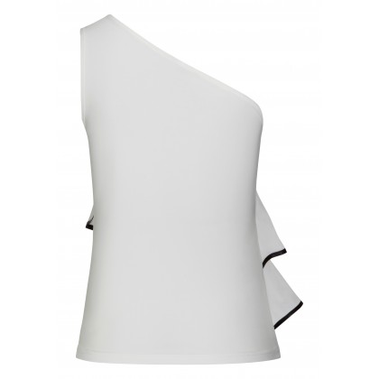 Edles Top SELINA mit modischem One-Shoulder Träger /