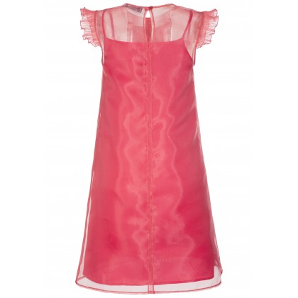 Extravagantes Kleid BASILIA in edel changierender Optik /