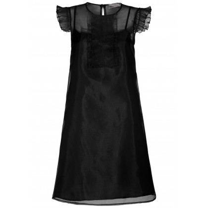 Extravagantes Kleid BASILIA in edel changierender Optik /