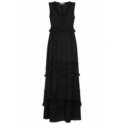 Edles Maxikleid DESIA mit stilvollen Spitzen-Details /