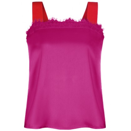 Edles Top GENTILE mit dezenten Spitzen-Details /