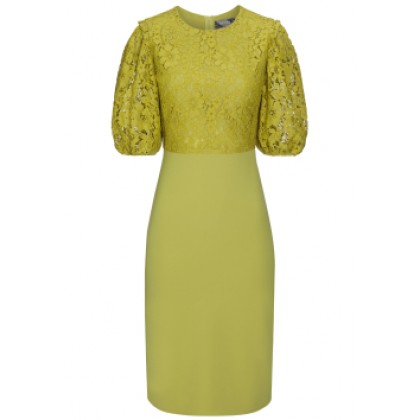 Elegantes Kleid UNA mit stilvollen Spitzen-Details /