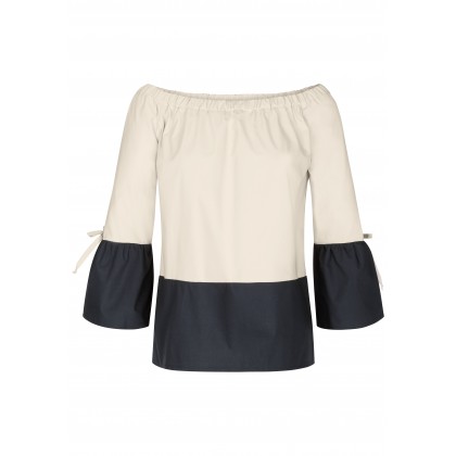 Bezaubernde Carmenbluse NUMILE mit stilvollen Details /