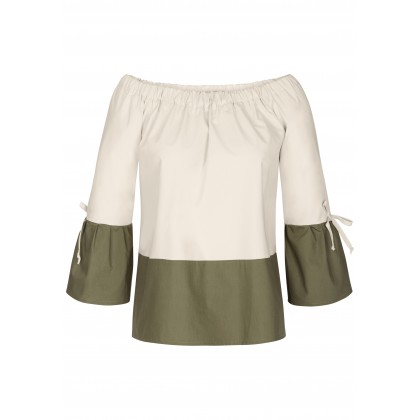 Bezaubernde Carmenbluse NUMILE mit stilvollen Details /