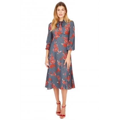 NICOWA – Elegantes Kleid OGRATA in toller Farbkombination /