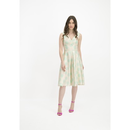 Feminines Kleid ERALDA mit Punkte-Dessin /