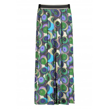 Weit geschnittene Hose WEA mit geschlitzem Bein /