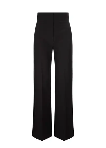 Nicowa Classic wide-leg trousers CORINO in BLACKarticle number NC7A24011019E-002