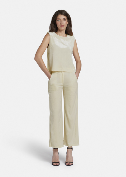 VELLIO, OFFWHITE LAMÉ Rückansicht